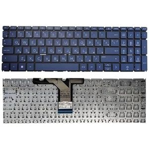 Voor HP Pavilion 15-EG 15-EH TPN-Q246 TPN-Q245 Spaans/VK/VS/Russisch/Frans laptoptoetsenbord(Blue RU no backlit)