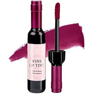 Wine Lip Stain, 1 PC Wine Bottle Lip Gloss, 6 kleuren Lip Stains, Matte Liquid Lip Glaze, Langdurige Waterproof Lip Stain, Non-stick Cup Lipstick Set Botiniv
