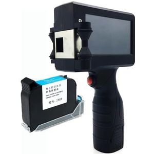 Handheld inkjetprinter, Handheld Inkjet Printer 1/2 Inch Touch Coder Label Print Machine Met USB Import QR/Barcode/Logo 12.7mm Printer,Kantoorprinter(Green ink - Printer)