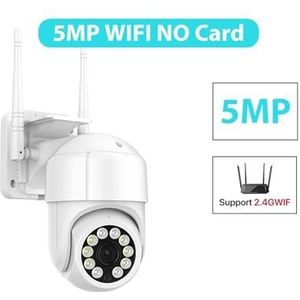 Beveiligingscamera Buiten, 4G Sim-kaart IP Camera 5MP PTZ Camera Buiten Draadloze Cctv Camera Ai Tracking Audio Video surveillance P2P Voor Huisbeveiliging Buiten Binnen (Size : 5MP 4G Add 64G)