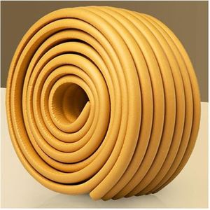Soft Rubber Foam Padding Corner Guard Zelfklevende schuimrubberen stootstrips for meubels, veelkleurig, verschillende maten(Wood Color,10m/32.8ft)