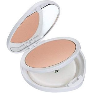 Deborah Milano Compact Foundation Formula Pura SPF 15 met natuurlijke ingrediënten, 01 Fair, antioxiderend effect en modulaire afdekking, geeft een beschermde en gelijkmatige huid, 10 g
