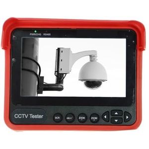 CCTV-tester 4.3 Inch CCTV Tester 5MP HD Analoge Ondersteuning CVBS/CVI/TVI/AHD Automatische Aanpassing Testen Camera Monitor PTZ