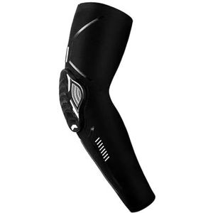 1 stuk sportpads ademende beschermingsuitrusting fietsen hardlopen basketbal voetbal volleybal voetbal scheenbeschermers (kleur: 1 stuk zwart wit, maat: L)