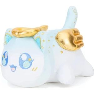 ViLLex Meemeows Pluche kat, schattig pluche dier met cartoonkat, pluche kussen, cadeau voor kinderfans (D)