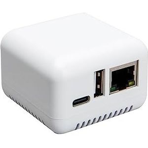 LOYALTY-SECU Bluetooth Print Server Netwerk USB voor draadloos printen (Wit)