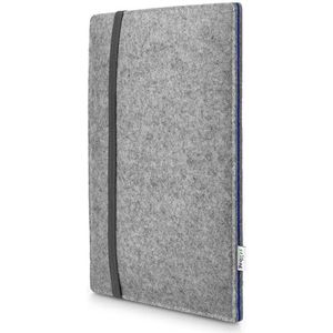 Stilbag Tablethoes Finn voor Samsung Galaxy Tab Active5 | Kleur: lichtgrijs/blauw | Tablet Case gemaakt van vilt | Tablet Case | Tablet Case | Tablet Made in Germany