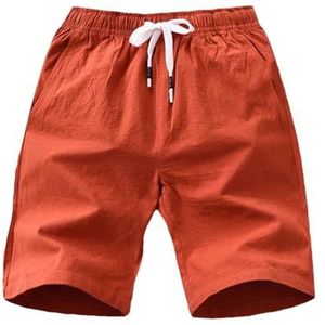 Mannen Casual Shorts Mannelijke Camping Korte Broek Plus Size Reis Kleding Jongen Shorts Mannen Streetwear, Rood, XL