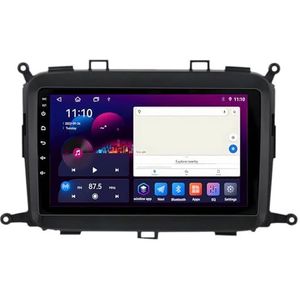Android 14 GPS Navigation Stereo voor Kia Carens RP 3 2013-2019 9 Inch 2 Din Car Stereo Radio met CarPlay AHD Omgekeerd beeld Bedieningselementen op het stuur Bluetooth(S7 8G+256G)