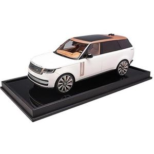 1:64 for Range Rover SUV Gegoten Model Auto Miniatuur Voertuig Metalen Speelgoed Auto Afgewerkt Voertuig Wit