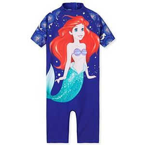 Disney Badpak voor meisjes, neopreenpak, korte mouwen, korte broek en ritssluiting, geschenken, 5-6 Jaar
