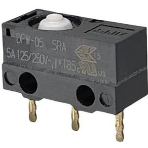 1 x DFW 12,8 mm ultrakleine hoge stroom 5A dual-gaats muis met IP67 waterdichte microschakelaar (NC-short-below-02)