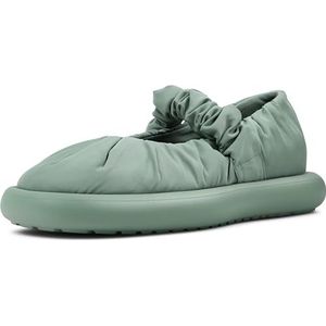 CAMPER Ballerina met riempjes 'Onda'  pastelgroen