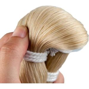 1 bundel 250g strijkstok haar paardenstaart voor strijkstokaccessoires Rehair paardenhaar boog (Color : White)
