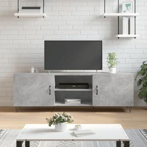 SMTSEC TV-meubel Beton Grijs 150x30x50 cm Engineered Hout