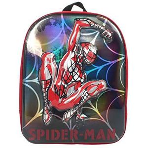 Spiderman Clay Eva Rugzak Junior Schooltas, Kids Spider Man Marvel Superhelden Rugzak Peuters Pack, Rood, D 8cm x W 25cm x H 30cm, Heroïsch