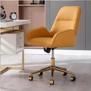 Comfortabele bureaustoel Pu lederen bureaustoel Verstelbare draaibare bureaustoelen Belasting 250 lbs Ergonomische bureaustoel