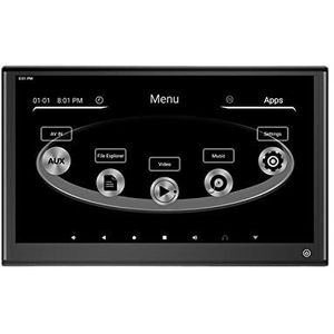 Draagbare dvd-speler voor videospelers op hoofdsteunen in auto's 13,3-inch hoofdsteunmonitor IPS-touchscreen Car Rear Seat Entertainment 4K-videospeler for voertuigen met spiegeling met HD-roterend sc