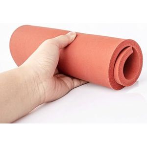 Sponsschuimplaat, Rode siliconen zachte spons schuimplaat pad persmat lamineermachine(100x100x5mm)