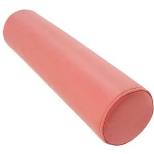 Rond rolkussen Nekrol Kussen van traagschuim Traagschuim rolkussen voor knieën/benen/nek Volledig rolkussen/rond cilindervormig kussen om op te slapen(Roze,15cmx70cm)