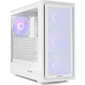 ATX Semi-toren doos Nox-Xtreme NXHUMMERAEROWH Wit