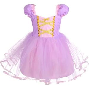 Lito Angels Prinses Rapunzel Verward Fancy Dress Up Kostuum voor Meisjes Kinderen Verjaardagsfeest Tule Rok Leeftijd 2-3 jaar 109