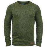 BLEND - Trui 'Dan' - Bruin Groen - Gebreide Trui