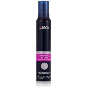 Indola - Color Style Mousse - Haarmousse - Zilver - 200 ml