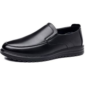 DXSYGMBN Heren Loafers Instappers Modieuze Casual Zakelijke Wandelen Werken Schoenen,zwart,38 EU