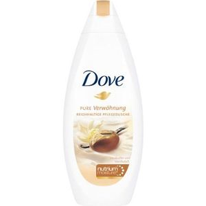 Dove Douche Pure verwenning met sheaboter en vanillegeur, verpakking van 3 (3 x 250 ml)