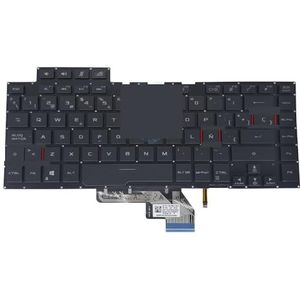 US Engels UA/RU Spanje RGB verlicht toetsenbord voor ROG voor Zephyrus GX502GW GA502 GU502DU GU502GV GU502LW GU532GU Laptoptoetsenborden(SP RGB black)