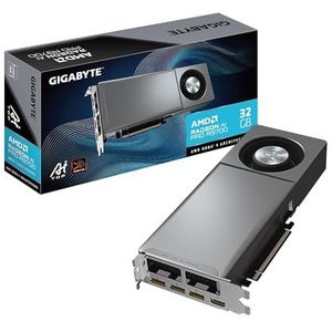 Gigabyte Radeon AI PRO R9700 AI TOP 32G grafische kaart - 32 GB GDDR6, 256 bit, PCI-E 5.0, 2920MHz Core Clock, 3 x DP, 1 x HDMI, GV-R9700AI TOP-32GD