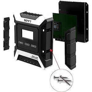 Spanningsomvormer, 10A 20A 30A 40A 50A 60A 80A Mppt Solar Controller Automatische Universele Intelligente Opladen 12V 24V 48V ultra Brede Ingangsspanning(10A)