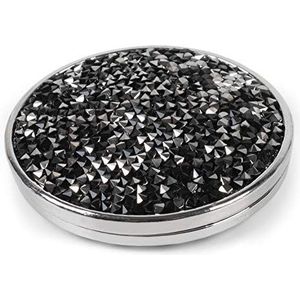 styleBREAKER Damesmagneet Sieradenhanger rond met strass, voor sjaals, sjaals of poncho's, broche 05050074, Farbe:Zwart
