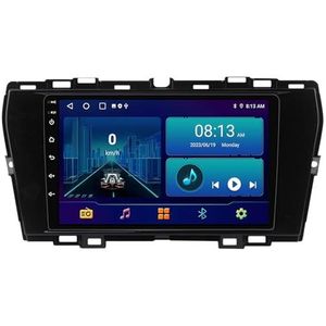 Dubbele DIN Android 14 autoradio voor SsangYong Tivoli 2019-2023 9 Duim QLED Touch screen-met Draadloze Carplay Android Auto GPS navigatie 4G WiFi Stuurwielbediening achteruitrijcamera(P4 4G+WIFI 8Cor