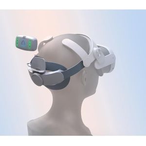 voor Quest 3 Elite VR-headset met 5000 mAh/10000 mAh batterijriem, snel opladen hoofdband, verlengt VR-speeltijd (dubbele voeding)