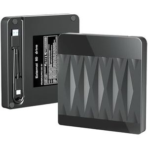 USB3.0 externe schijf ondersteunt 50GB /CD/DVD-ROM-lezer, brander, CD, DVD RW-speler for laptop, pc, Windows 11, 10, Mac OS