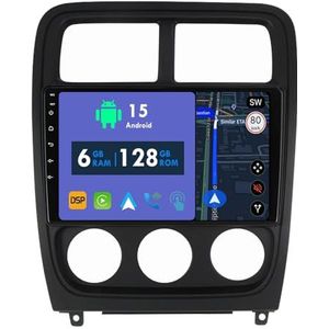 RoverOne Autoradio GPS voor Dodge Caliber PM 2009-2013 Carplay Android Auto Stereo Hoofdeenheid Bluetooth WiFi Radio Speler Sat Navigatie