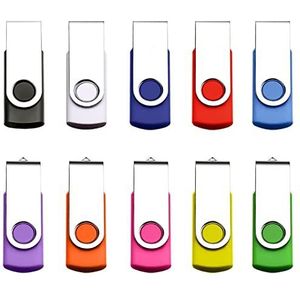 Groothandel/partij/Bulk - (10/50/100 Pack) Echte Capaciteit Metalen USB Flash Memory Stick Duim Pen Drive U Disk (2GB, 100 PACK)