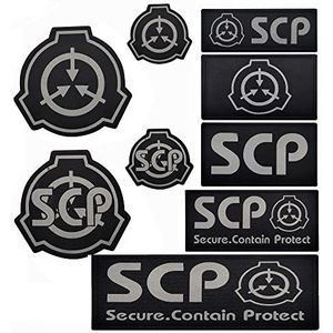 APBVIHL SCP Foundation Speciale insluitingsprocedures Stichting Logo Reflecterende IR-patch Militaire Tactische Armband Badges Decoratieve Applicaties