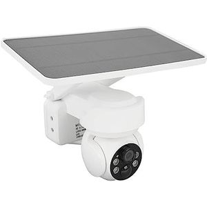 Zonne-beveiligingscamera, 1080P WiFi-beveiligingscamera's met Nachtzicht, PIR-detectie van Mensen, 2-weg Praten, IP66 Waterdicht, voor Tuin Achtertuin Garage