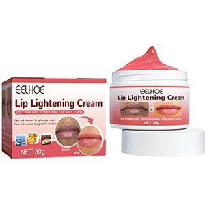 holexty lipverlichter - Hydraterende niet-vette Lip Lightener Balm Nourishing Dark Lip Lightening Cream voor rokers mannen en vrouwen 30g Holexty