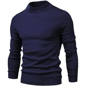 KQDSEOOF Men jumpers Mens Turtleneck Jumper T Shirt Slim Fit Pullover High Roll Neck Tops Sweater Long Sleeve Shirts-a-xl 72-80 Kg