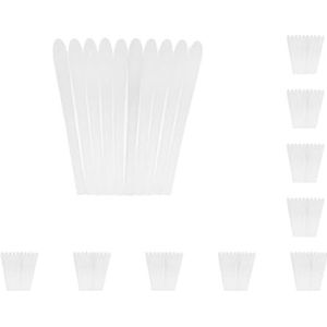 10 Set van 10x Siliconen Brillen End Tips Oor Sok Tubes Vervangingen Wit