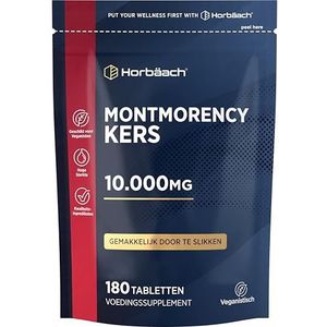 Horbaach - Montmorency Cherry - Kersen Extract - 10.000 mg - 180 Tabletten