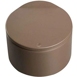 Vuilnisbakken voor binnen Fashion mini prullenbak kan aanrecht prullenbak Creative Ronde Vuilnisbak (bruin) Vuilnisbak voor binnen(Brown)