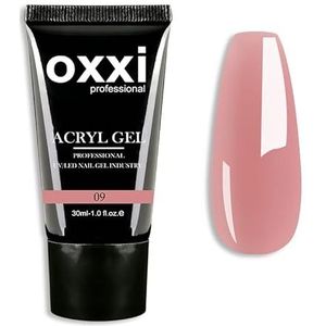 Oxxi Professional 30ml Acryl Gel Poly Nagel Acryl Gel Bouwen Druk op Valse Nep Nagel tips (Roze 09)
