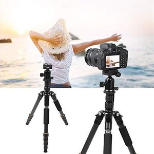 KIMISS Booms Stands,Q666C Koolstofvezel Zwart Draagbare Reizen Monopod Balhoofd Statief voor DSLR Digitale Camera