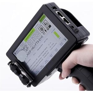Draagbare inkjetprinter, Slimme handheld inkjetprinter, lotnummer QR barcode jet-coderingsmachine, draagbare permanente sneldrogende(Japanese with 1 ink)