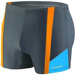 Sesto Senso Heren Zwembroek Zwemshorts Badkleding Zwemkleding Zwembad Zwemmen Broek 379 4XL Grafiet